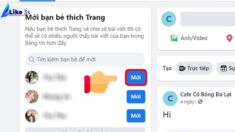 cách tăng Like Fanpage Miễn Phí 